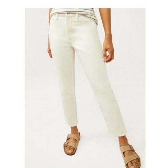 👖✨ Free Assembly 90s Straight Jeans – Size 12 (EUC) – Lot of 2 (White + Pink) - Picture 3 of 9